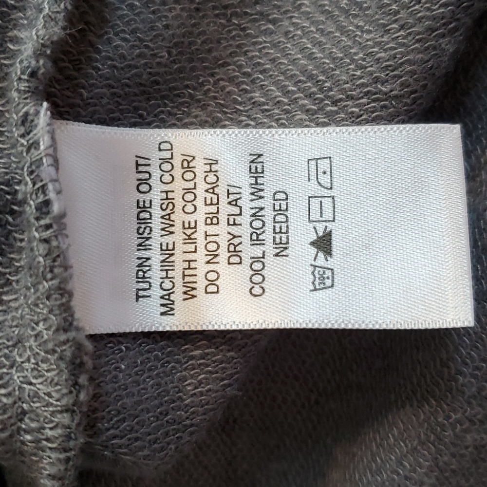 Adrianna Papell- Womens Gray Top Crochet Overlay Front Longsleeve Sz.XL - Picture 6 of 6